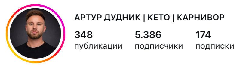 Профиль Артура Дудника